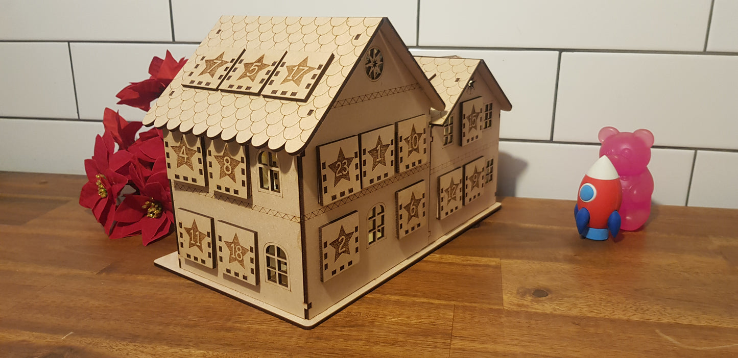 Classic Kiwiana Advent Calander (Natural Wood)